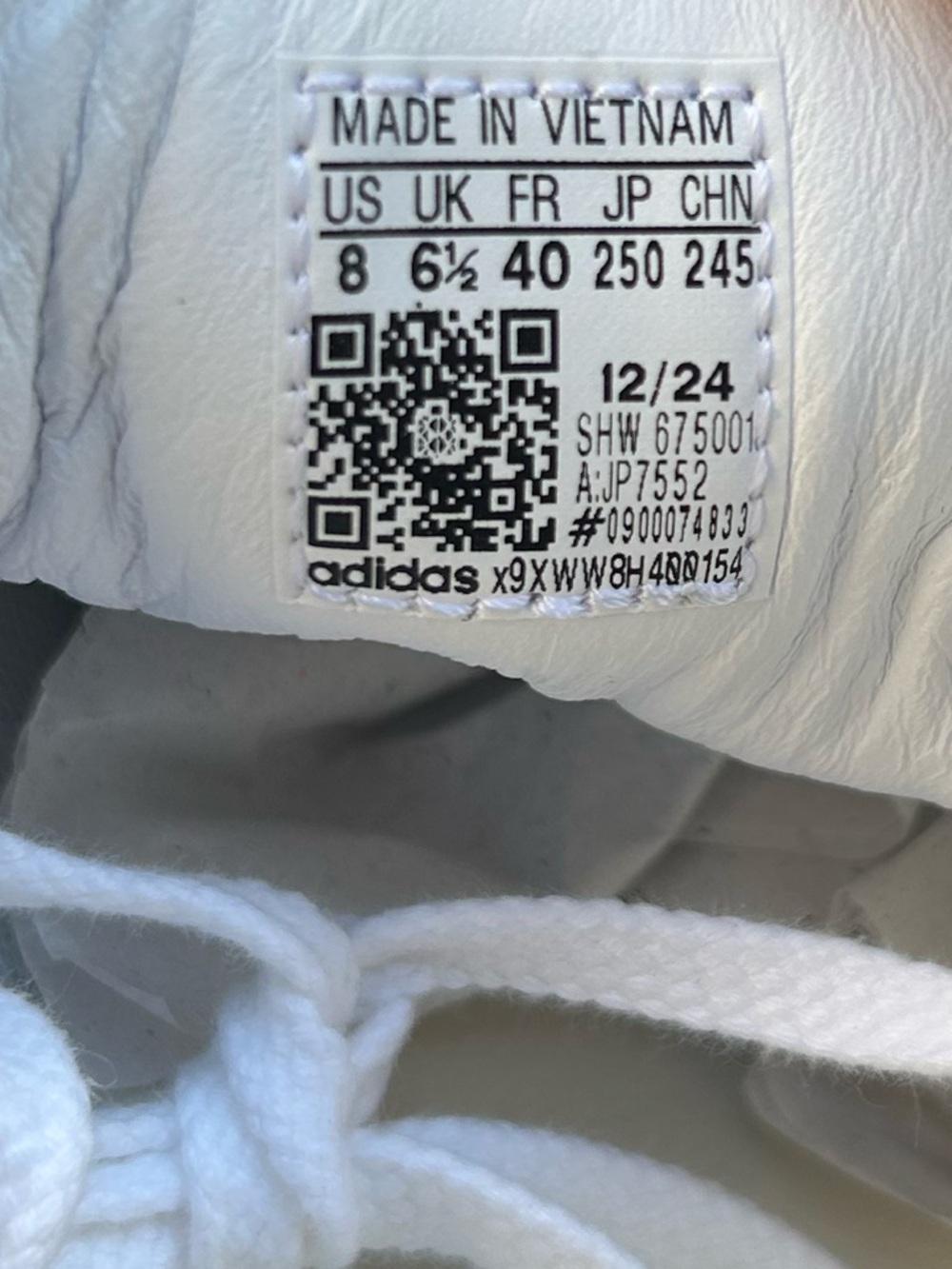 SPORTY & RICH x ADIDAS Originals ‘Blanc’ Colab-Multiple sizes - Picture 12 of 14